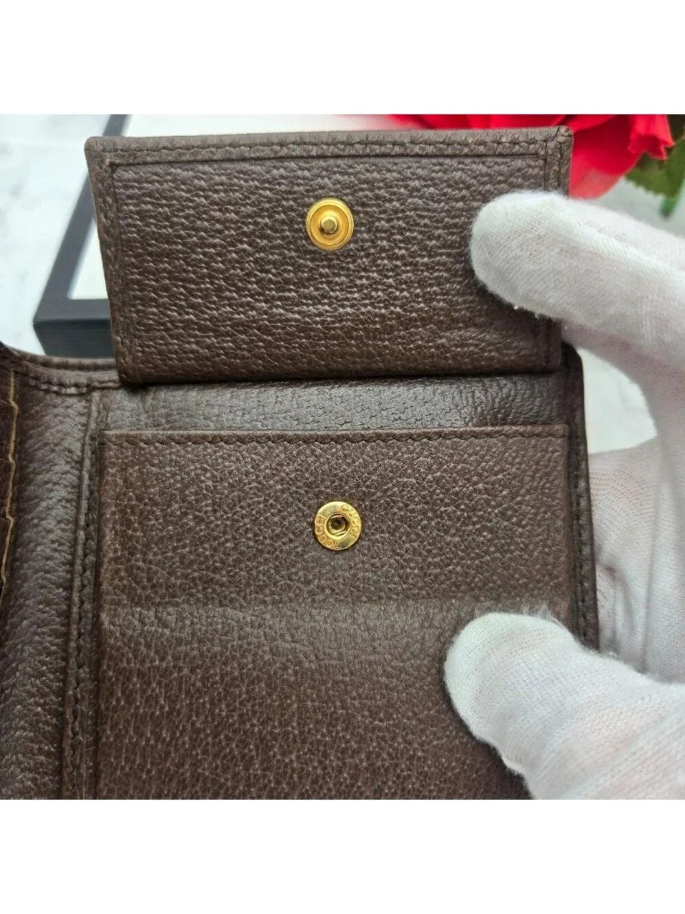 Gucci Canvas Fold Wallet Jumbo GG